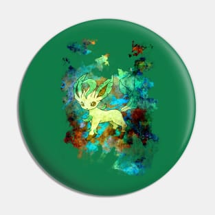 Green Fox Pin