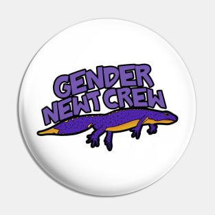 Gender Newt Crew Pin