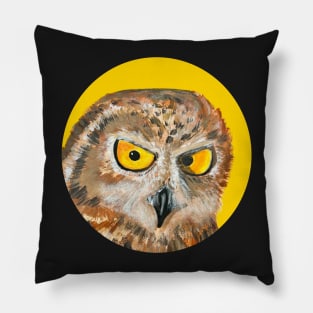 Owl sticker Pillow