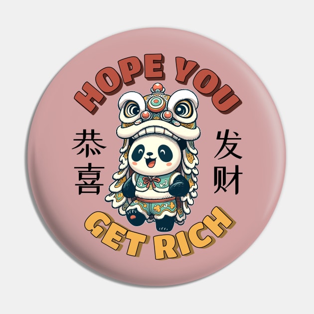 Chinese New Year 2024 - Hope You Get Rich (Gong Xi Fa Cai) Pin by Half Sugar Boba