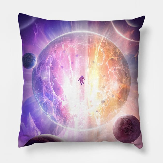 Celestial Pillow by Jendi Art