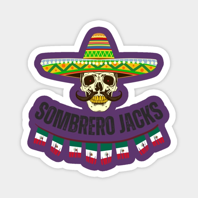 Sombrero jacks Magnet by Benjamin Customs