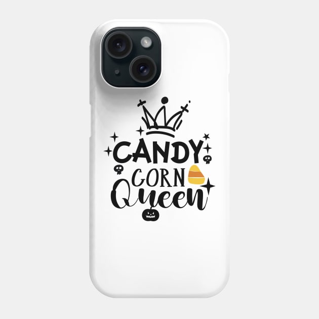 candy corn queen halloween gift Phone Case by mo designs 95