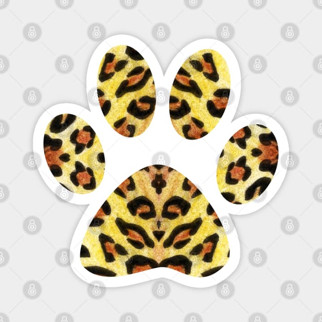 Leopard print Magnet by Savousepate