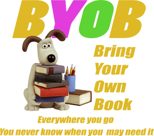 BYOB- Bring your own book Magnet