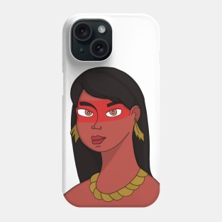 Native Woman Phone Case