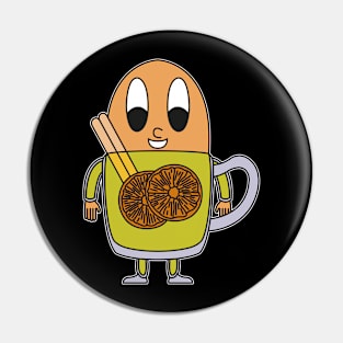 Mulled-Wine-Glass Egg Pin