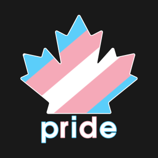 Trans Pride Maple Leaf T-Shirt