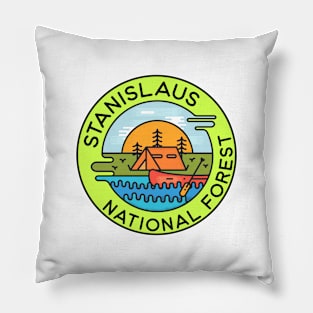 Stanislaus National Forest California Camping Canoe Pillow