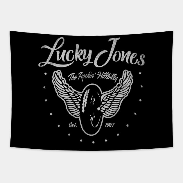 Lucky Jones Winged Wheel Tapestry by ShredBeard