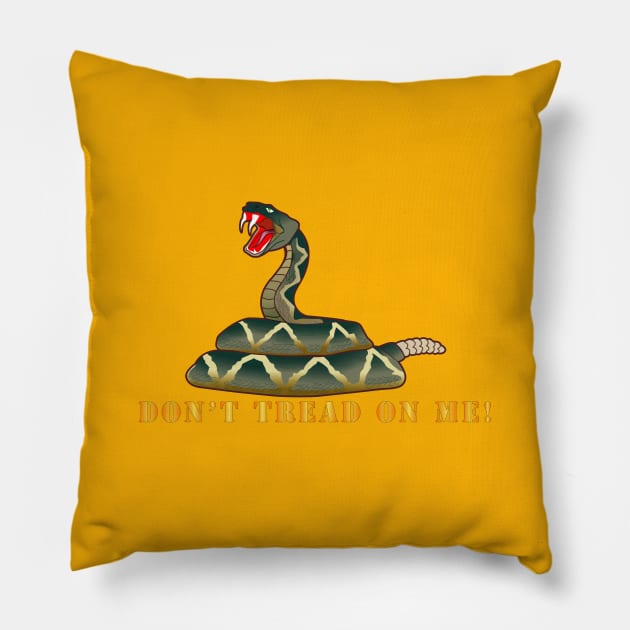 USA - Dont Tread on Me Only Pillow by twix123844