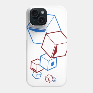 Beat Saber - Floatin' Blocks - White Phone Case