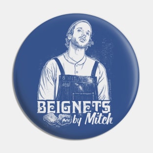 Beignets By Mitch (w/ Back Print) Pin