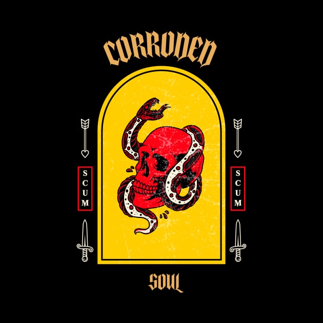 Corroded Soul by Vintage Oldschool Apparel 