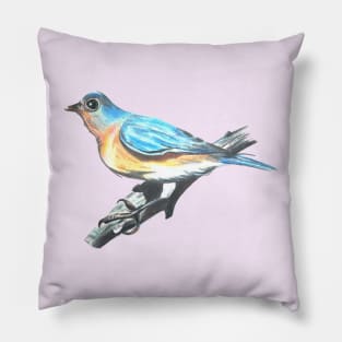 Blue bird Pillow