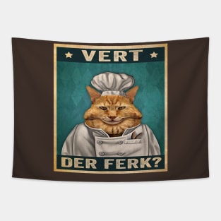 Vintage Vert Der Ferk Tapestry