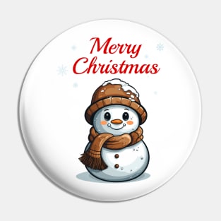 Cute snowman Pin