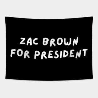 Zac Brown for President Tapestry