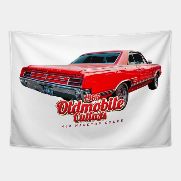 1965 Oldsmobile Cutlass 442 Hardtop Coupe Tapestry by Gestalt Imagery