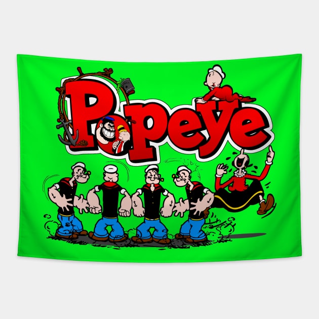 Popeye Tapestry by Tookiester