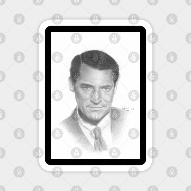 Cary Grant Magnet by jkarenart