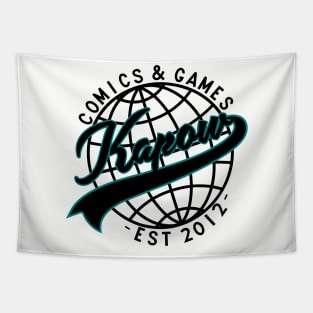 Kapow Baseball Teal Tapestry