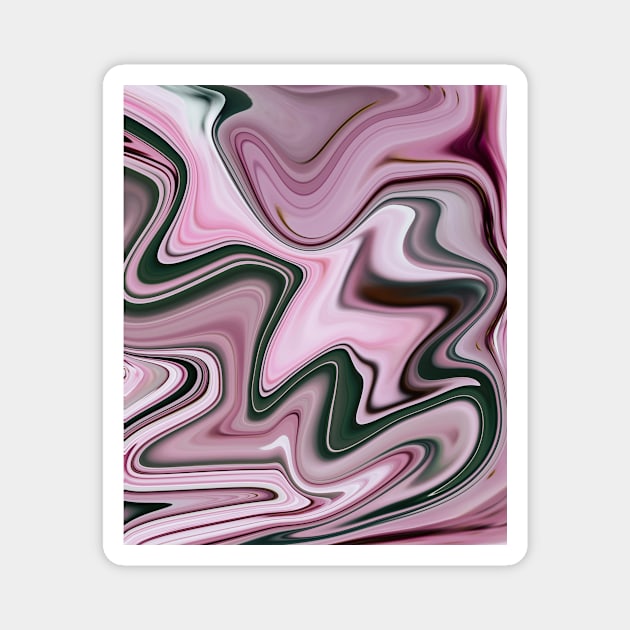 Graphic Tie Dye Pattern Magnet by Dara4uall