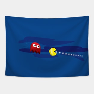 PACMAN LIGHTS Tapestry