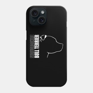 Staffordshire Bull Terrier profile dog lover Phone Case