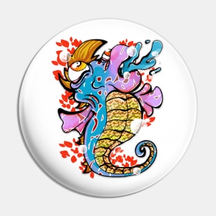 Spunky Seahorse Pin