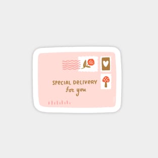Special Delivery Envelope Sticker Magnet