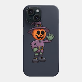 Friendly Jack O Lantern Character Phone Case