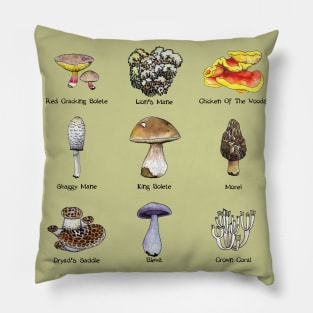 Mushroom ID Pillow