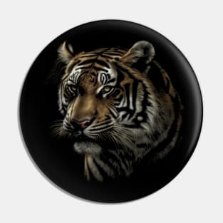 Majestic Bengal Tiger Stunning Tiger Portrait Pin