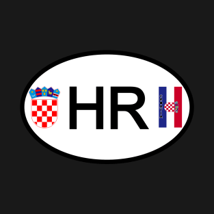 Croatia car country code T-Shirt
