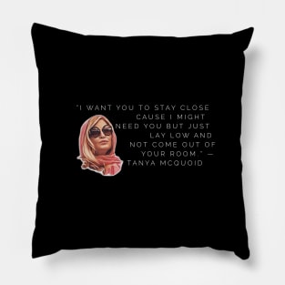 Tanya McQuoid White Lotus Quotes Pillow