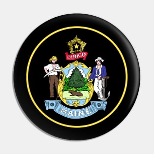 Seal of Maine Pin