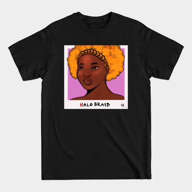 Discover Halo Braid - Afro - T-Shirt