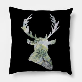 Deer Forest Head Pillow