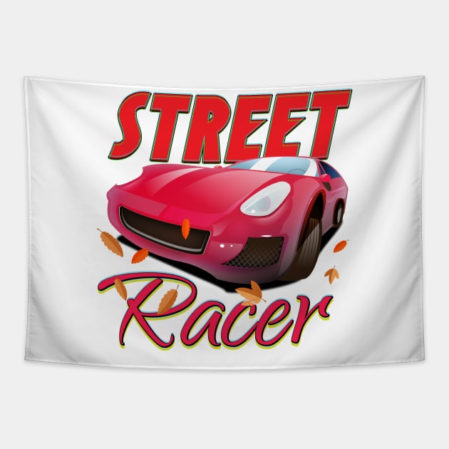 Street Racer Tapestry by nickemporium1