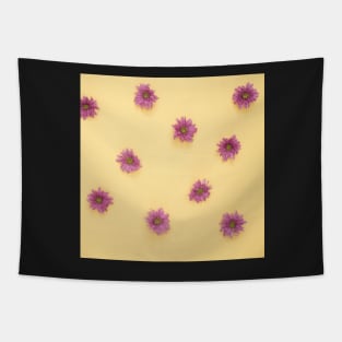 Pink Daisy Flower Lot Tapestry