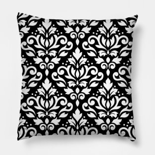 Scroll Damask Pattern WB Pillow