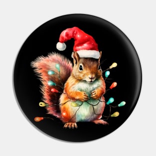 Xmas Squirrel Pin