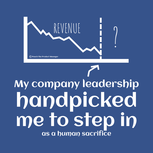 My company leadership handpicked me to step in as a human sacrifice by Punch The Product Manager