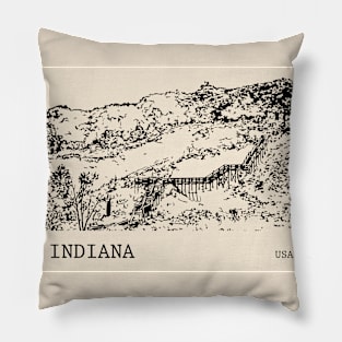 Indiana USA Pillow