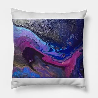 Purple Blue Flow Pillow