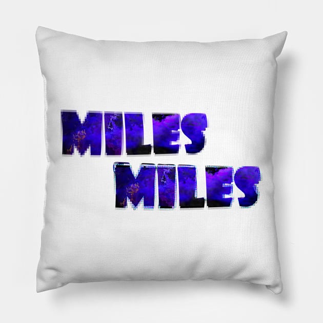 Miles Miles Pillow by stefy