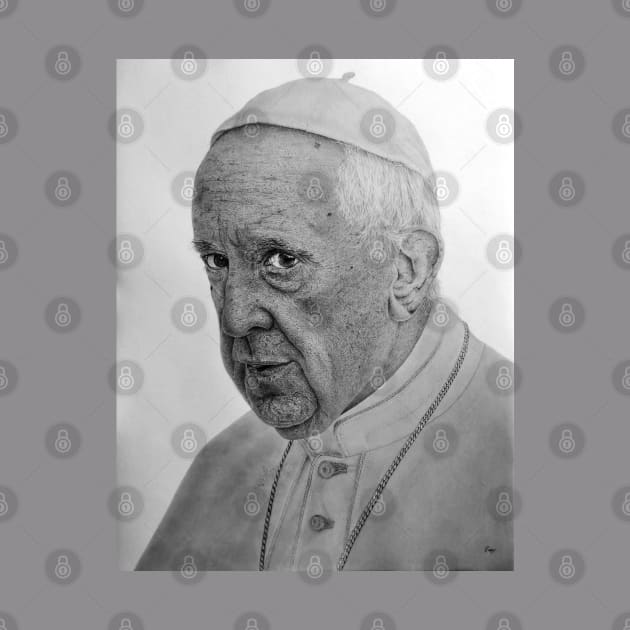 Pope francis pencil sketch by tepy 