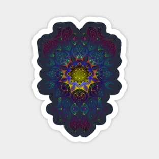 Psychedelic Fractal Manipulation Pattern Magnet