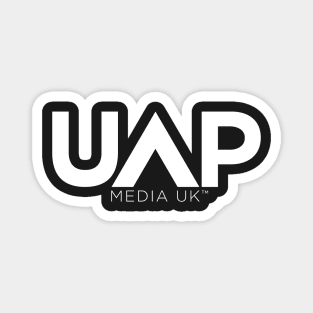 UAP Media UK Logo (White) Magnet
